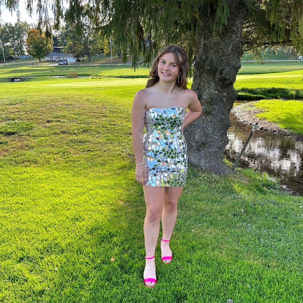 Sherri Hill Mirror Dress 53470